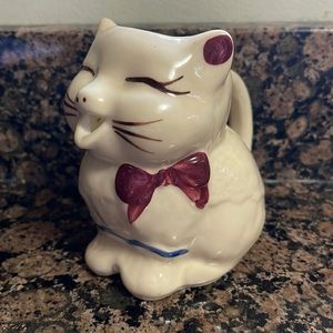 Vintage Shawnee Pottery Puss ‘n Boots Kitty Cat Creamer Pitcher